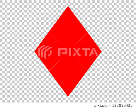 Diamond icon (playing card symbol) 122850429