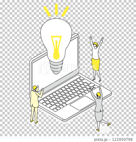 People who came up with great ideas for web marketing People who came up with great ideas for web marketing 122850798