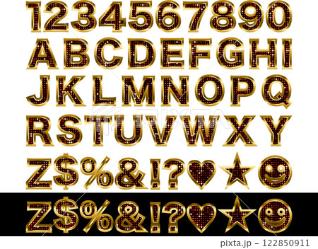 ミラータイル2、文字フチ1金、10赤 ミラータイル2、文字フチ1金、10赤 122850911