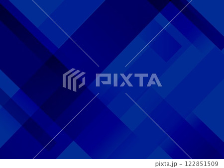 青の幾何学模様背景 青の幾何学模様背景 122851509