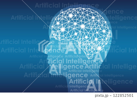 人工知能のコンセプトイラスト 人工知能のコンセプトイラスト 122852501