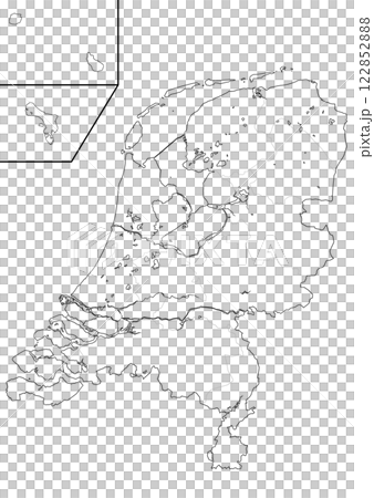 白地図 オランダ 白地図 オランダ 122852888