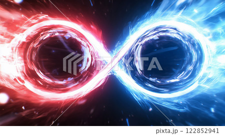 ナノ世界の量子もつれのバックグラウンド. 122852941