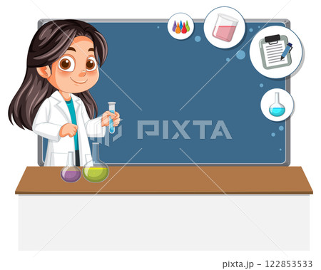 Young Scientist in a Laboratory 122853533