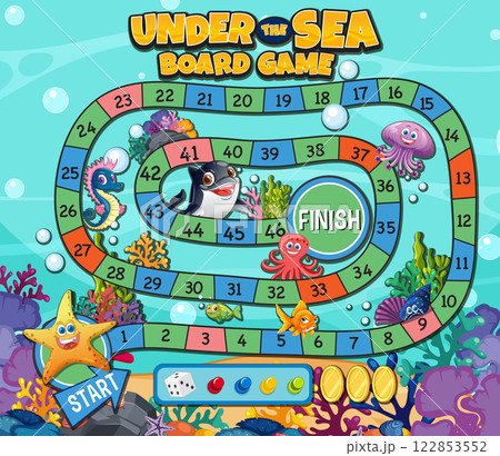 Under the Sea Board Game Adventure 122853552