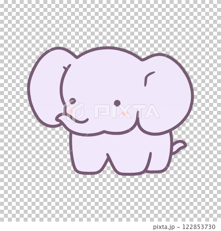 可愛的大像圖 122853730