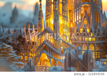 世界遺産 スペイン サグラダ・ファミリア (ペーパークラフト) 世界遺産 スペイン サグラダ・ファミリア (ペーパークラフト) 122854530