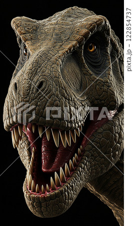 迫力満点！リアルなティラノサウルスの生態シーン 122854737