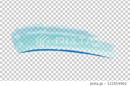 水彩風カラフルな強調用ライン 吹き出しのイラスト 水彩風カラフルな強調用ライン 吹き出しのイラスト 122854902