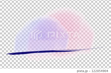 Watercolor style colorful emphasis lines Speech bubble illustration 122854904