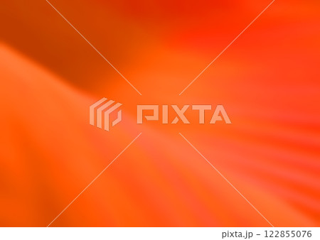 緩やかに拡がるビビッドなニンジン朱色の抽象花びらアップ(ソフトフォーカス・レタッチ&色彩加工素材) 緩やかに拡がるビビッドなニンジン朱色の抽象花びらアップ(ソフトフォーカス・レタッチ&色彩加工素材) 122855076