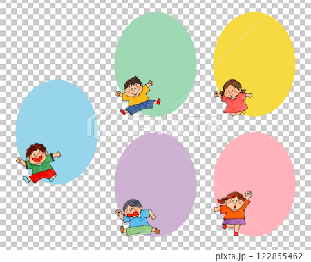 跳躍兒童複製空間（5 種類型） 122855462