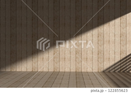 Wood background with natural sunlight. 3d rendering. Wood background with natural sunlight. 3d rendering. 122855623