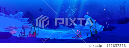 Ocean underwater background. Ocean underwater background. 122857258