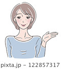 中年女性　掌 122857317