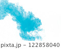 Blue explosion of powdery blue paint. 122858040