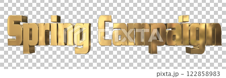 3DCG characters "Spring Campaign" Gold 122858983