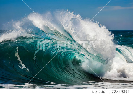 wave in ocean 122859896