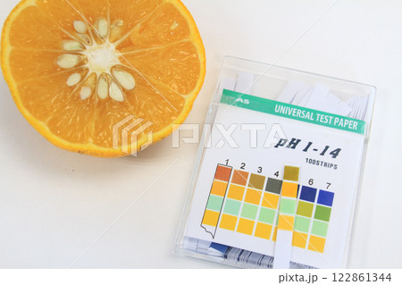 夏みかんのPH測定のイメージ 122861344