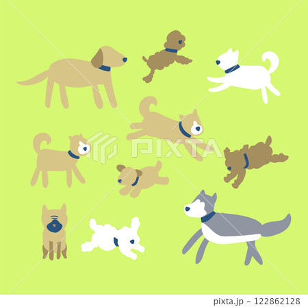 犬のイラストセット 122862128