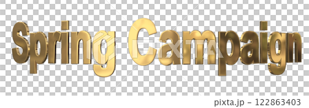 3DCG characters "Spring Campaign" Gold 122863403