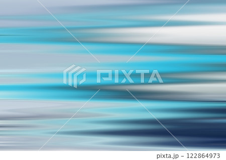 Blue abstract motion blurred background. Light pale blue surface  122864973