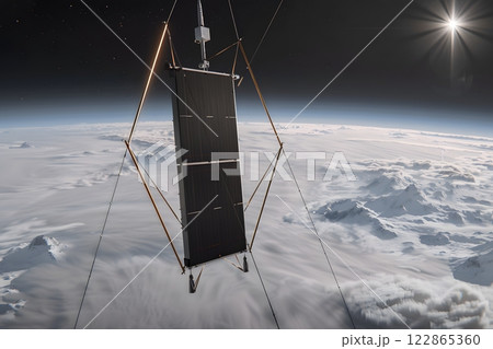 Advanced Communication Satellite Enabling Worldwide Connectivity and Internet Access 122865360