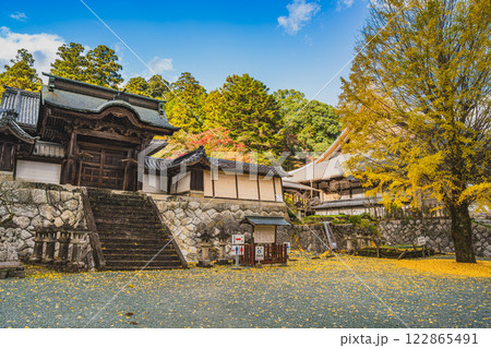 浜松市にある秋の紅葉に染まる方広寺の風景(静岡県) 浜松市にある秋の紅葉に染まる方広寺の風景(静岡県) 122865491