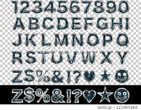 2 mirror tiles, 2 silver letter borders, 5 light blue 122865868
