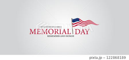 In Honor and Memory Commemorating Memorial Day Across the USA 122868189