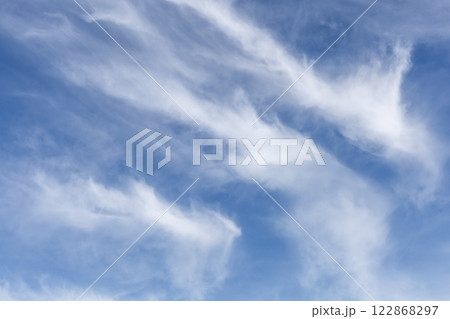 Beautiful blue sky with a white clouds Beautiful blue sky with a white clouds 122868297