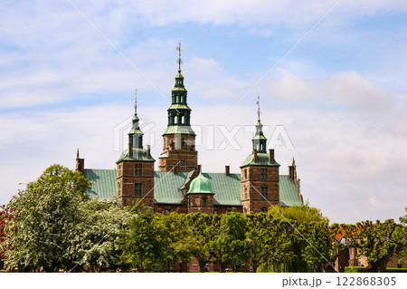 Rosenborg Palace in Copenhagen, Denmark. Castle of the Danish monarchs. Rosenborg Palace in Copenhagen, Denmark. Castle of the Danish monarchs. 122868305