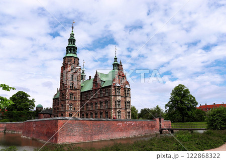 Rosenborg Palace in Copenhagen, Denmark. Castle of the Danish monarchs. 122868322