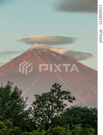 笠雲富士山 笠雲富士山 122869421