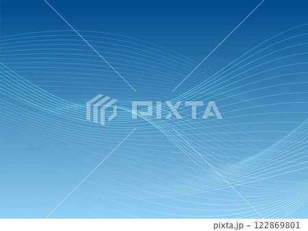 Blue minimal wavy lines abstract corporate bright background Blue minimal wavy lines abstract corporate bright background 122869801