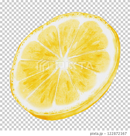 Lemon watercolor. Hand drawn tropical sour fruit. Clip art of juicy yellow lime. Half of citrus on isolated white background. Ideal for logo and packaging of natural cosmetics, household chemicals and Lemon watercolor. Hand drawn tropical sour fruit. Clip art of juicy yellow lime. Half of citrus on isolated white background. Ideal for logo and packaging of natural cosmetics, household chemicals and 122872167