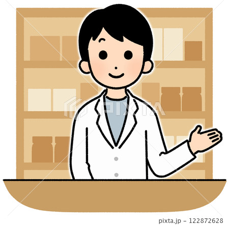 薬剤師_男性 122872628