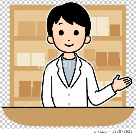 薬剤師_男性 122872628