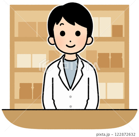 薬剤師_男性 122872632