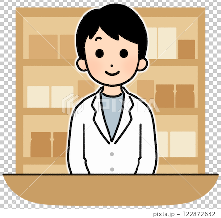 薬剤師_男性 122872632