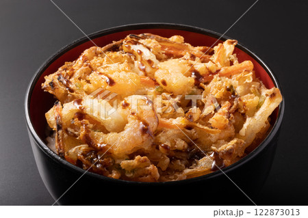 海鮮かき揚げ丼 122873013