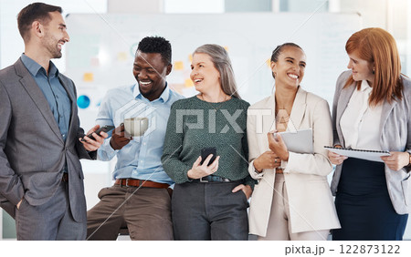 Teamwork, diversity and break at lawyer or accounting corporate company in conversation and collaboration. Global, world or international happy startup business people at partnership agency office Teamwork, diversity and break at lawyer or accounting corporate company in conversation and collaboration. Global, world or international happy startup business people at partnership agency office 122873122