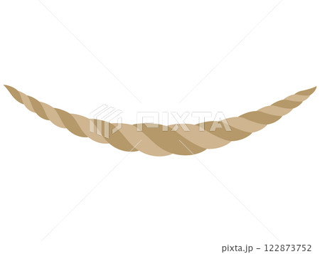 シンプルなしめ縄のイラスト シンプルなしめ縄のイラスト 122873752