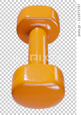 Blank Round vinyl rubber Dumbbell, weightlifting gym equipment top view Blank Round vinyl rubber Dumbbell, weightlifting gym equipment top view 122873787