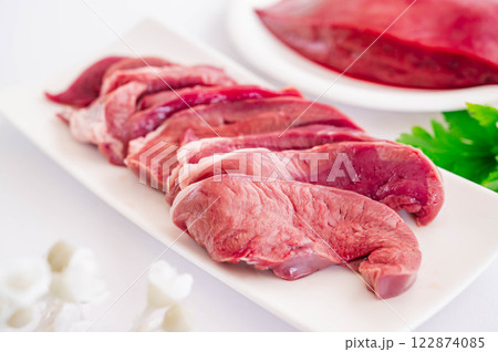 豚ハツスライス 豚ハツスライス 122874085