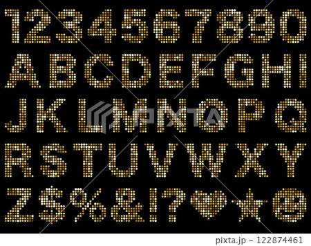 ミラータイル1文字1金 122874461