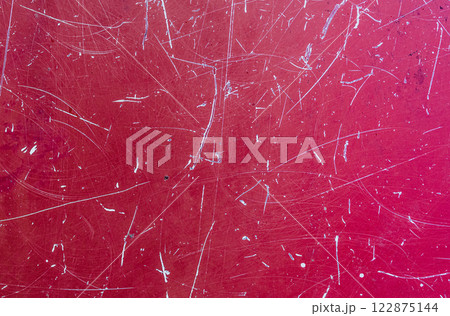Metal texture. Texture of scratched metal plate. Red Iron sheet. Metal texture. Texture of scratched metal plate. Red Iron sheet. 122875144