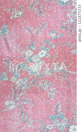 日本の紋様 絹織物 染め物 古布 絽 和柄 和風 日本の紋様 絹織物 染め物 古布 絽 和柄 和風 122875333