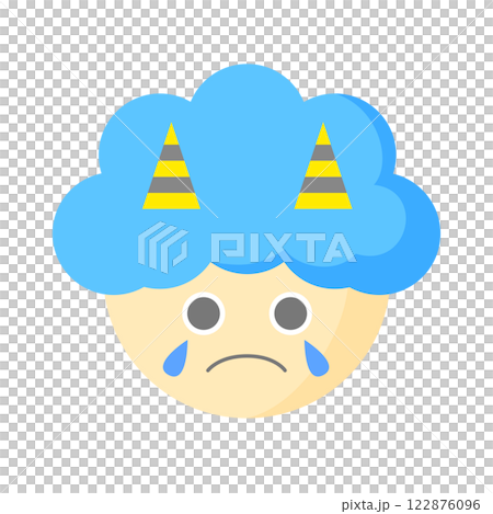 Blue demon, Setsubun, Crying demon, Folktale 122876096