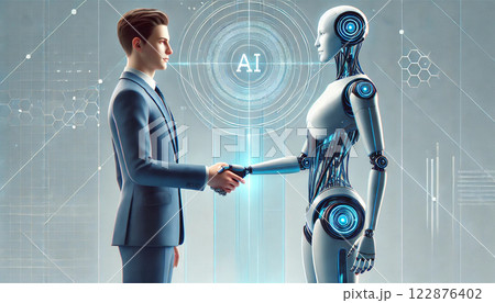 AIと人間の共存 122876402